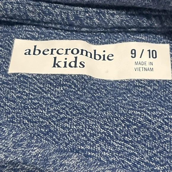 Abercrombie Kids Boys Long Sleeve Shirts Size 9/10 - Picture 4 of 11